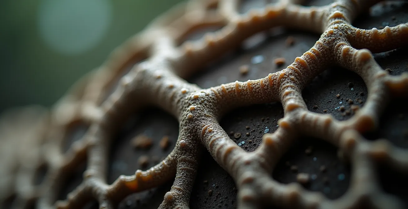 Visualisation macro de la connexion neurologique entre le corps et l'esprit