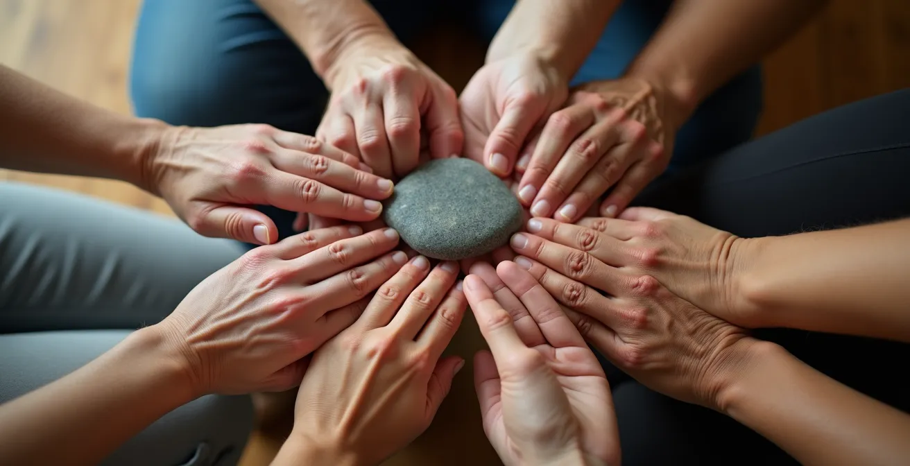 Collaboration harmonieuse entre différents praticiens de santé autour du patient