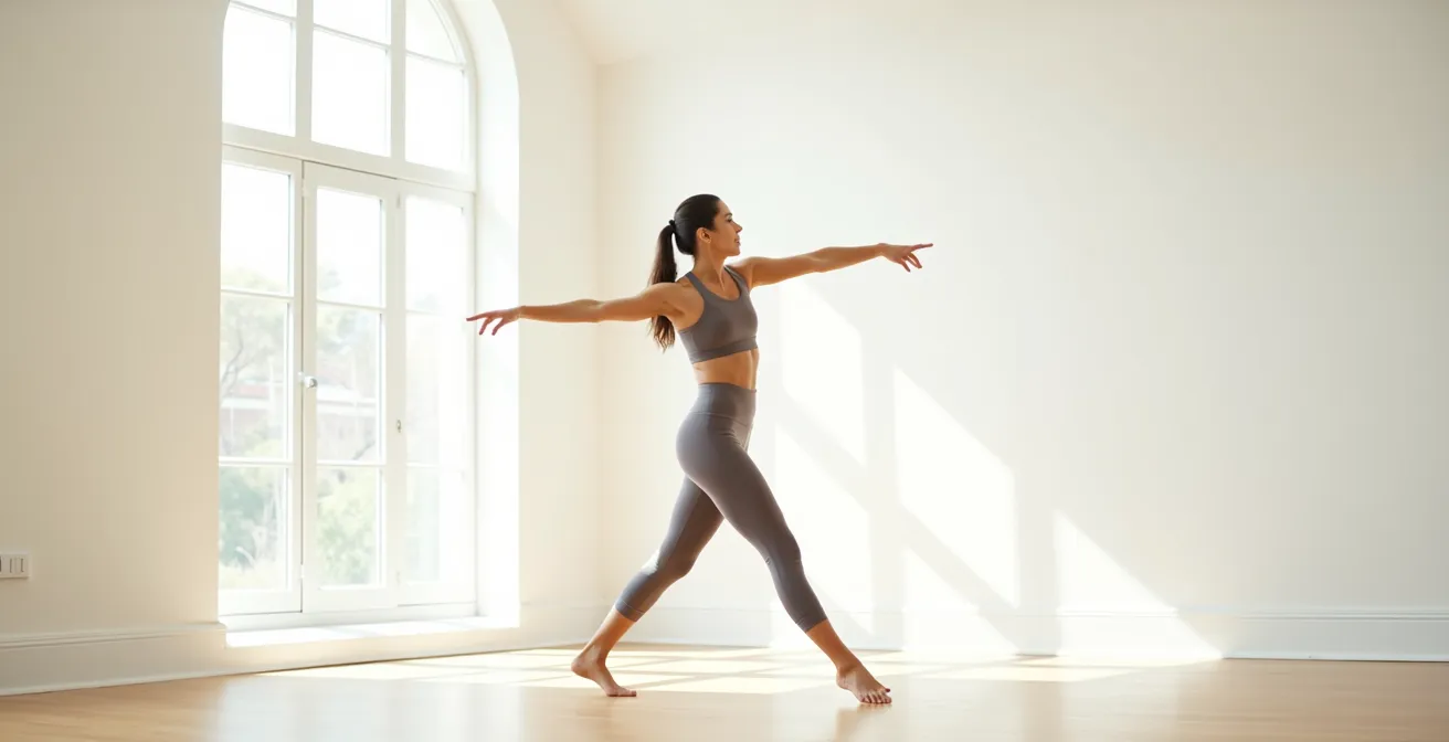 Personne effectuant un étirement des bras vers l'arrière pour le méridien du Poumon