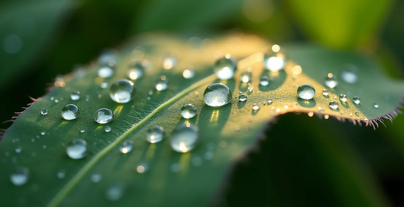 Vue macro d'une horloge biologique naturelle représentée par des éléments organiques